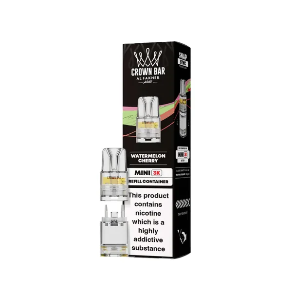 Al Fakher Crown Bar Mini 3K Refill Pods - Image 19