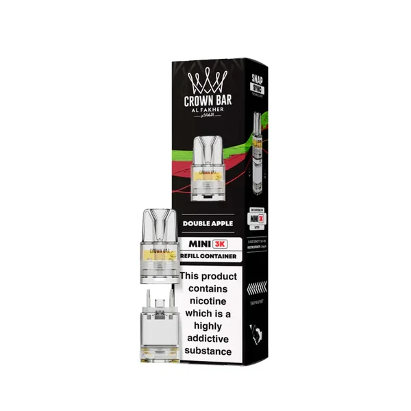 Al Fakher Crown Bar Mini 3K Refill Pods - Image 20