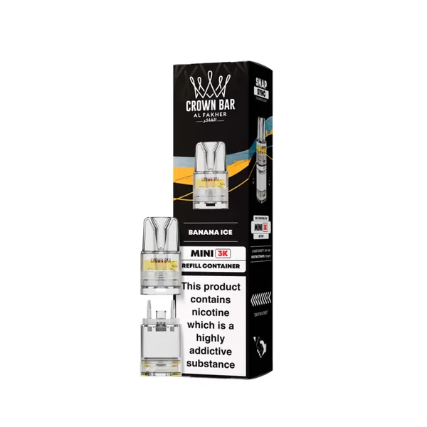 Al Fakher Crown Bar Mini 3K Refill Pods - Image 21