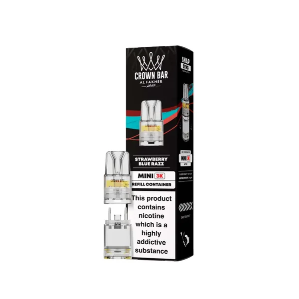 Al Fakher Crown Bar Mini 3K Refill Pods - Image 27