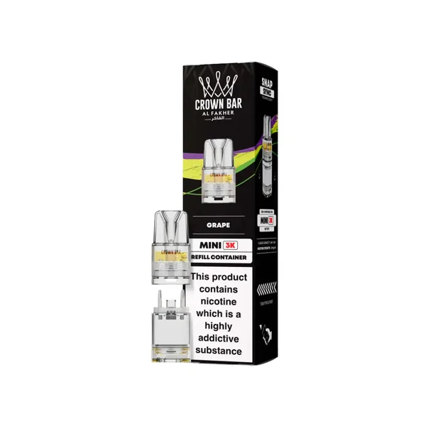 Al Fakher Crown Bar Mini 3K Refill Pods - Image 29