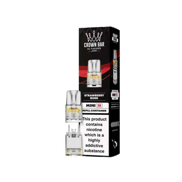 Al Fakher Crown Bar Mini 3K Refill Pods - Image 32