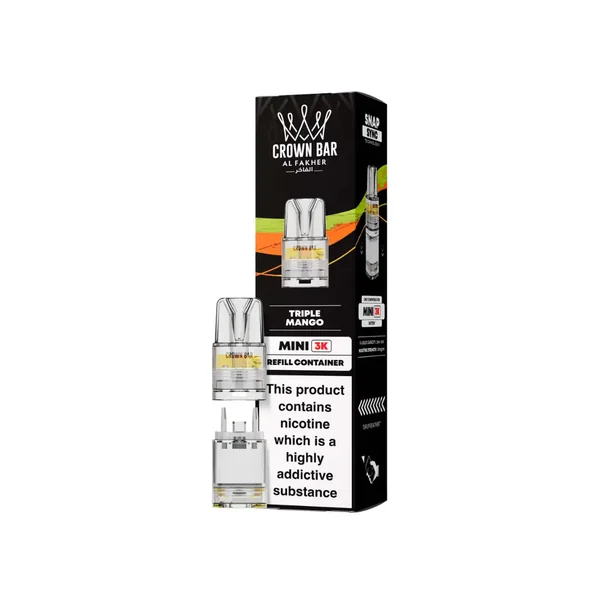 Al Fakher Crown Bar Mini 3K Refill Pods - Image 35
