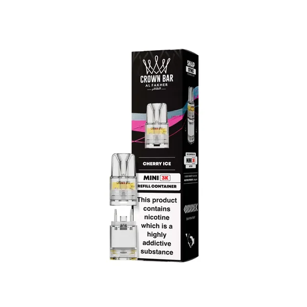 Al Fakher Crown Bar Mini 3K Refill Pods - Image 37