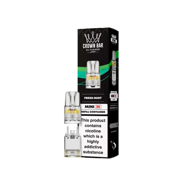 Al Fakher Crown Bar Mini 3K Refill Pods - Image 5