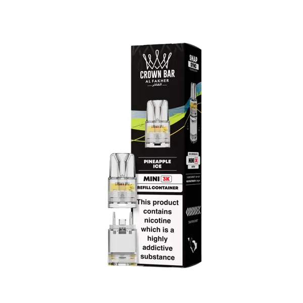 Al Fakher Crown Bar Mini 3K Refill Pods - Image 8