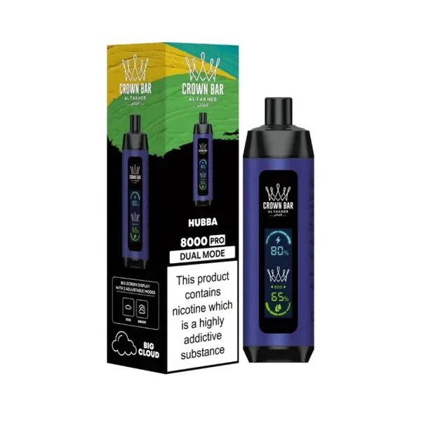 Al Fakher Crown Bar Pro 8000 Puff 0.5% Disposable Vape - Image 3