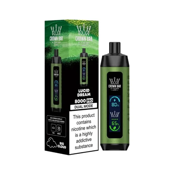 Al Fakher Crown Bar Pro 8000 Puff 0.5% Disposable Vape - Image 5