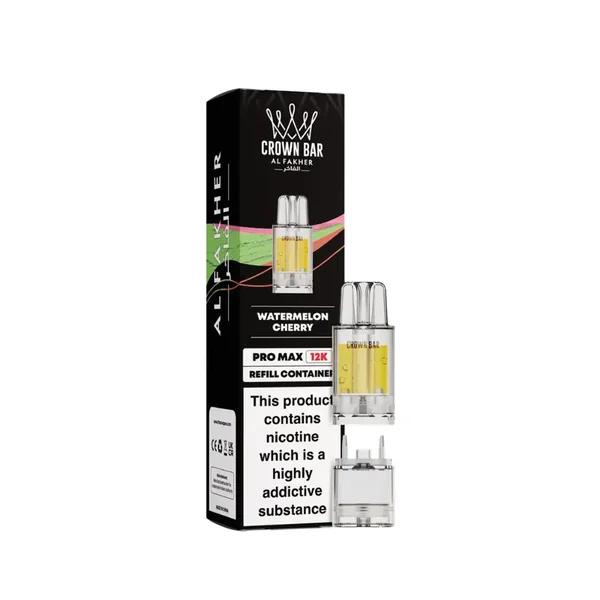 Al Fakher Crown Bar Pro Max 12K Watermelon Cherry Refill Pods