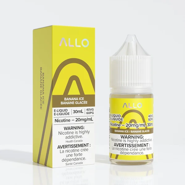Allo Banana Ice 30ml Nicotine Salt eLiquids