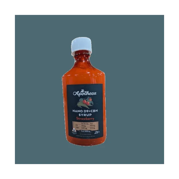 Apotheca D9/CBN Syrup - Strawberry - 700mg/100mg