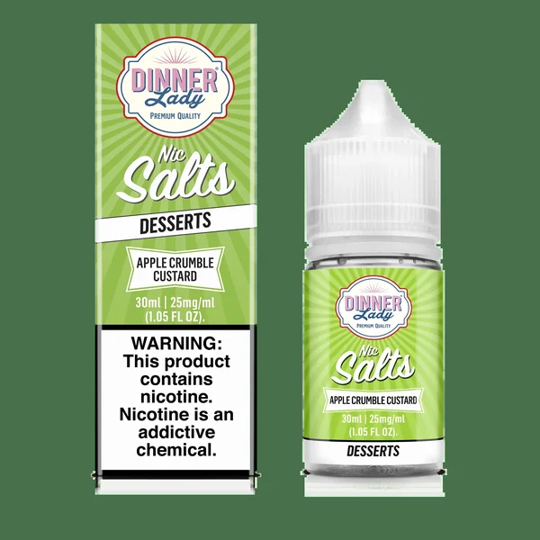 Apple Crumble Custard SALT - Dinner Lady - 30mL