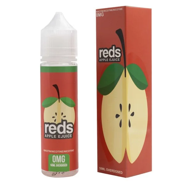Apple E Liquid 50ml Shortfill by Reds E Juice