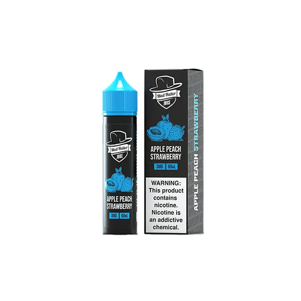 Apple Peach Strawberry by Mad Hatter Juice 60ml