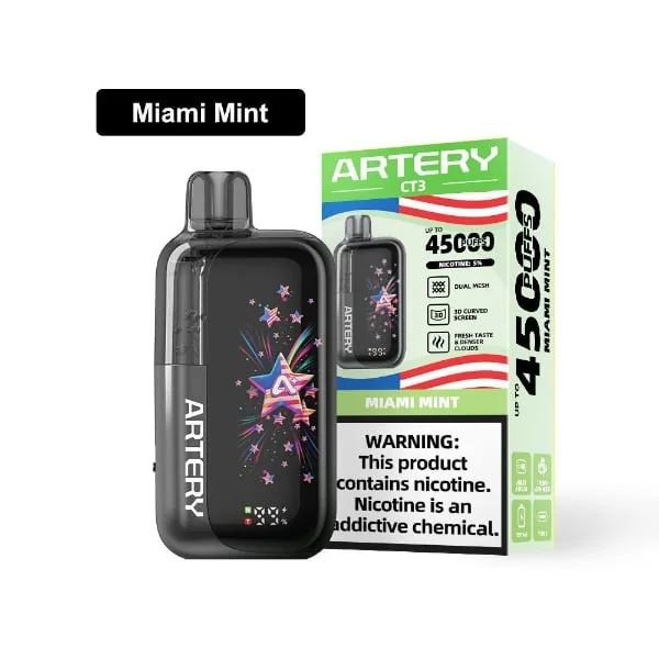 Artery CT3 Clearo 45,000 Puffs Disposable - TX Compliant Edition - Image 5