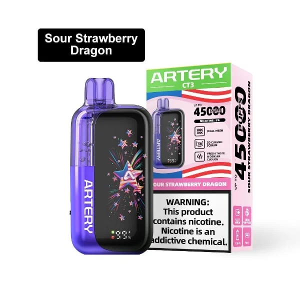 Artery CT3 Clearo 45,000 Puffs Disposable - TX Compliant Edition - Image 6