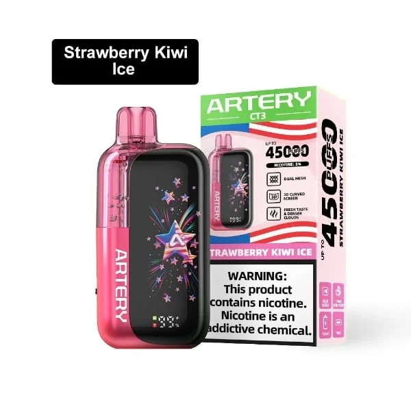 Artery CT3 Clearo 45,000 Puffs Disposable - TX Compliant Edition - Image 8