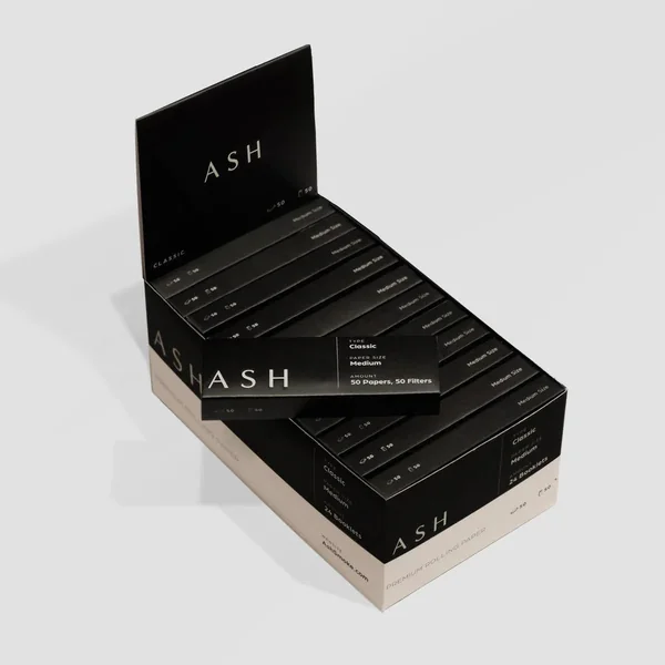 Ash Classic Medium Rolling Papers - Image 4