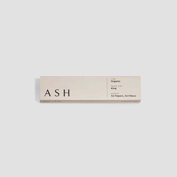 Ash Organic King Size Rolling Papers