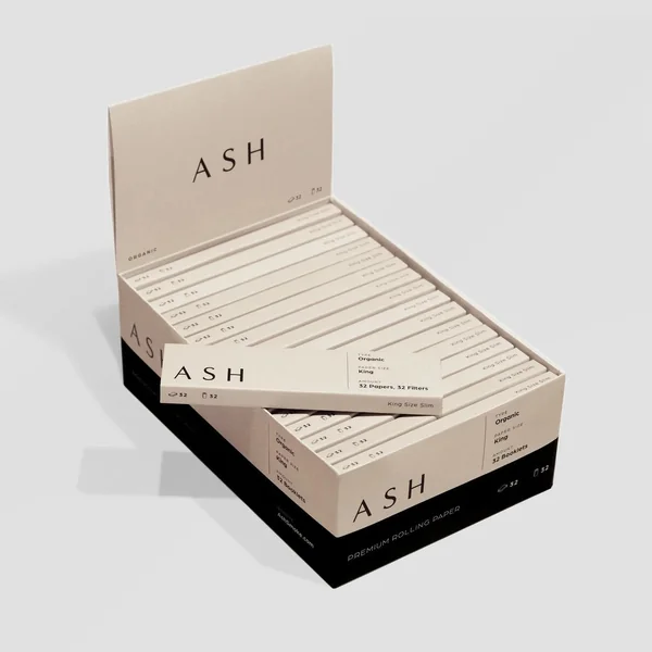 Ash Organic King Size Rolling Papers - Image 6