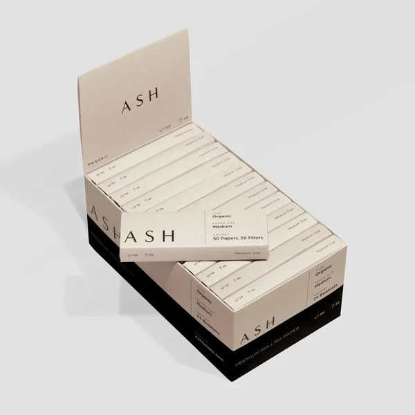 Ash Organic Medium Rolling Papers - Image 4