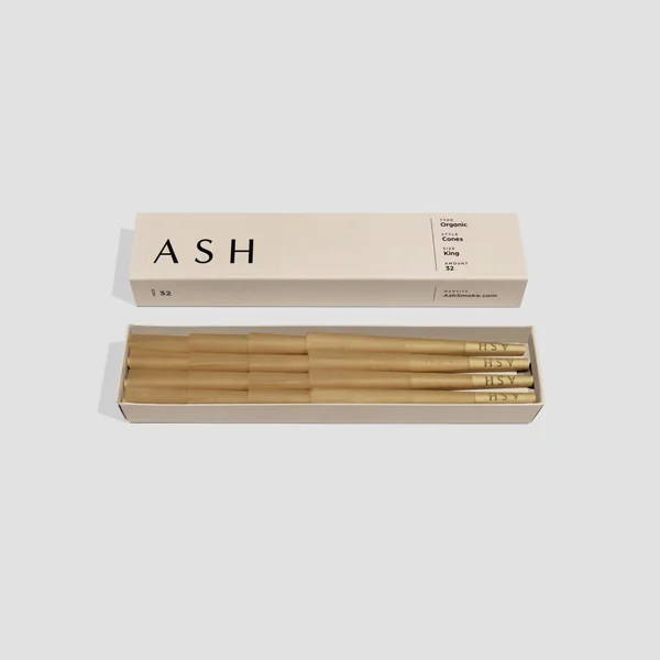 Ash Organic Pre-rolled Cones - 32 count