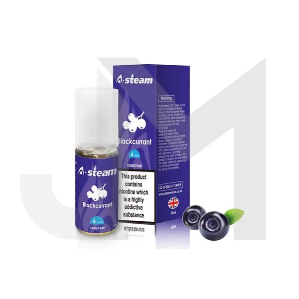 A-Steam Fruit Flavours 12MG 10ML (50VG/50PG) - Image 3