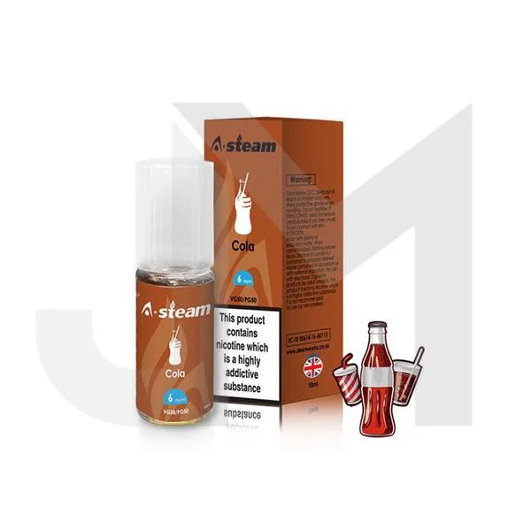 A-Steam Fruit Flavours 18MG 10ML (50VG/50PG) - Image 26