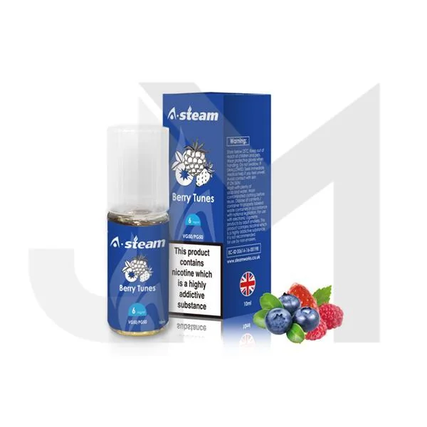 A-Steam Fruit Flavours 6MG 10ML (50VG/50PG) - Image 2