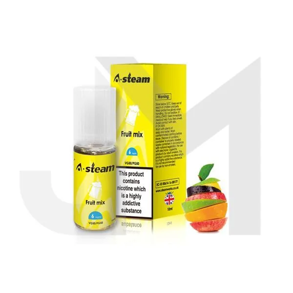 A-Steam Fruit Flavours 6MG 10ML (50VG/50PG) - Image 11