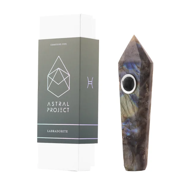Astral Project Gemstone Hand Pipe - Image 5