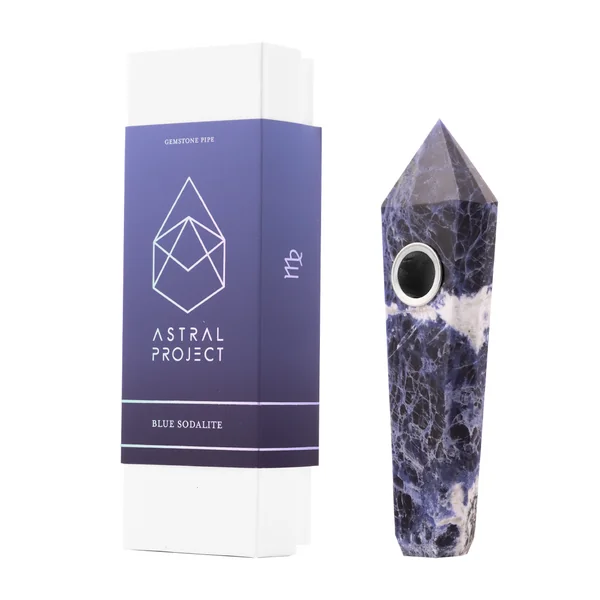 Astral Project Gemstone Hand Pipe - Image 8
