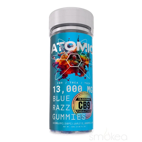 Atomic Delta 13,000mg Atomic Bomb Gummies - Blue Razz