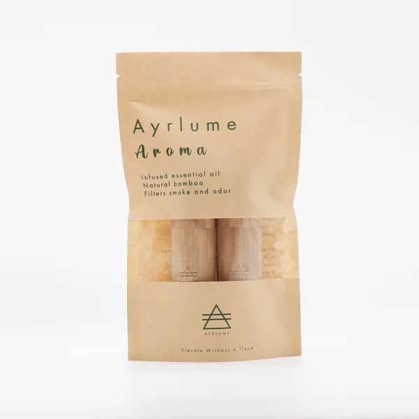 Ayrlume Personal Bamboo Air Filter Lavender Double Pack