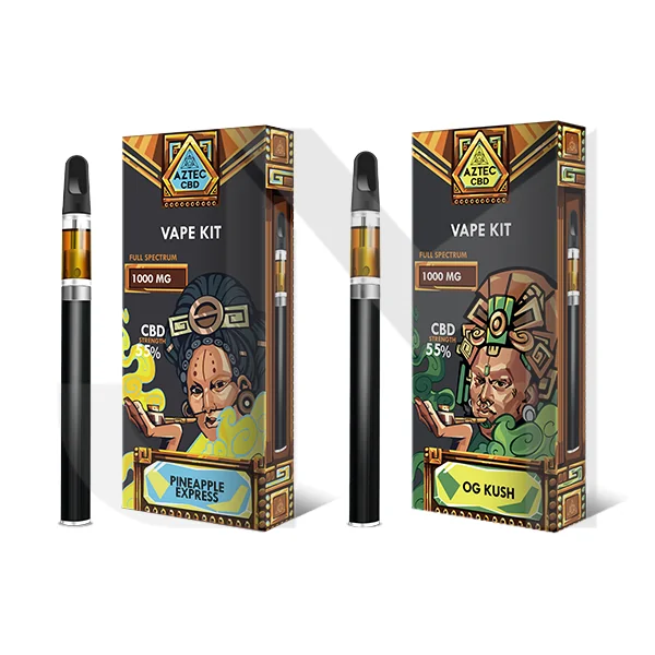 Aztec CBD 1000mg Vape Kit - 1ml