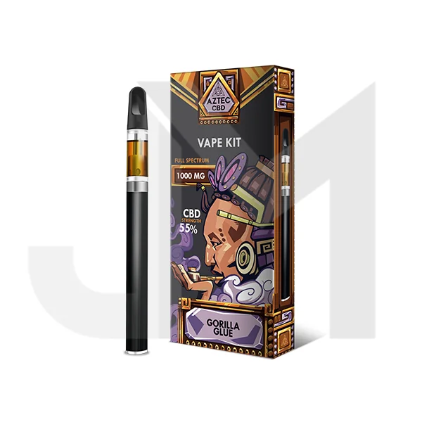 Aztec CBD 1000mg Vape Kit - 1ml - Image 11