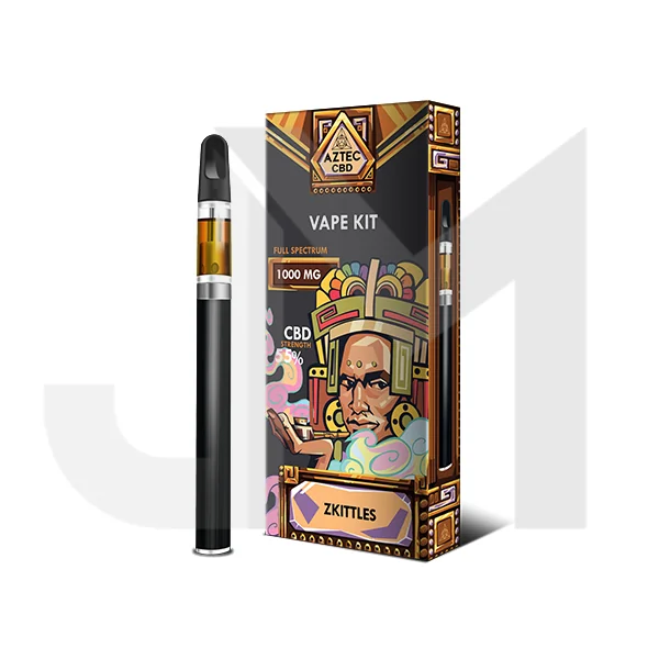 Aztec CBD 1000mg Vape Kit - 1ml - Image 12