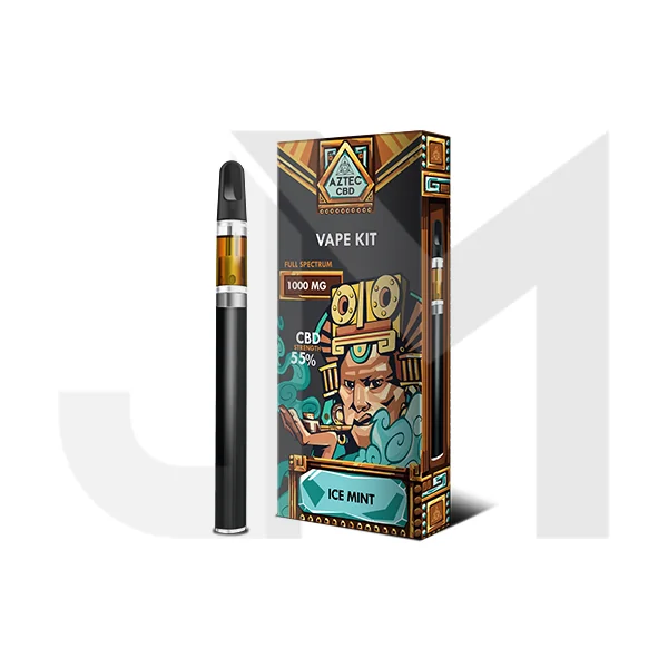 Aztec CBD 1000mg Vape Kit - 1ml - Image 3