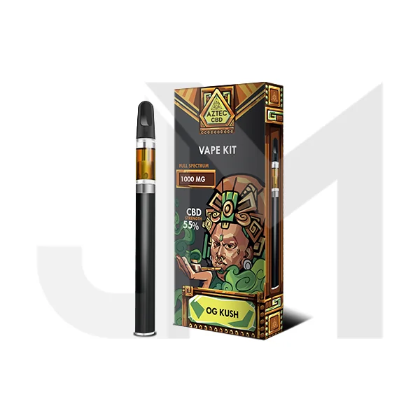 Aztec CBD 1000mg Vape Kit - 1ml - Image 5