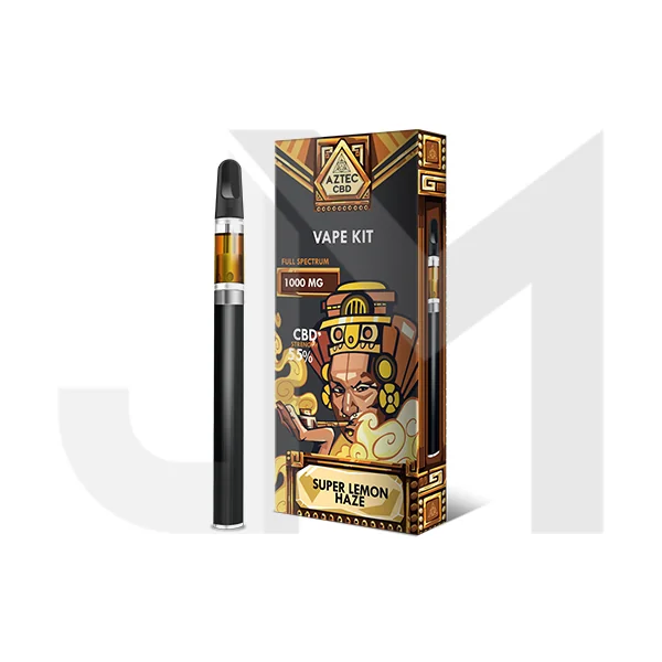 Aztec CBD 1000mg Vape Kit - 1ml - Image 6