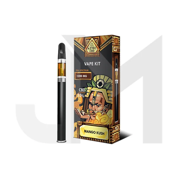 Aztec CBD 1000mg Vape Kit - 1ml - Image 7