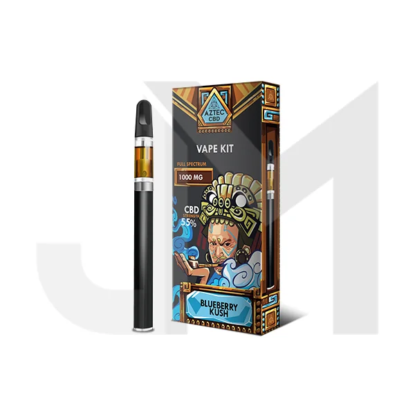 Aztec CBD 1000mg Vape Kit - 1ml - Image 8