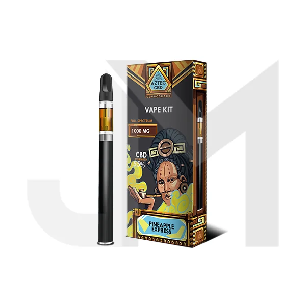 Aztec CBD 1000mg Vape Kit - 1ml - Image 9