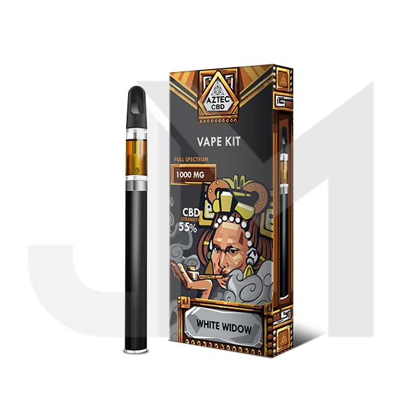 Aztec CBD 1000mg Vape Kit - 1ml - Image 10