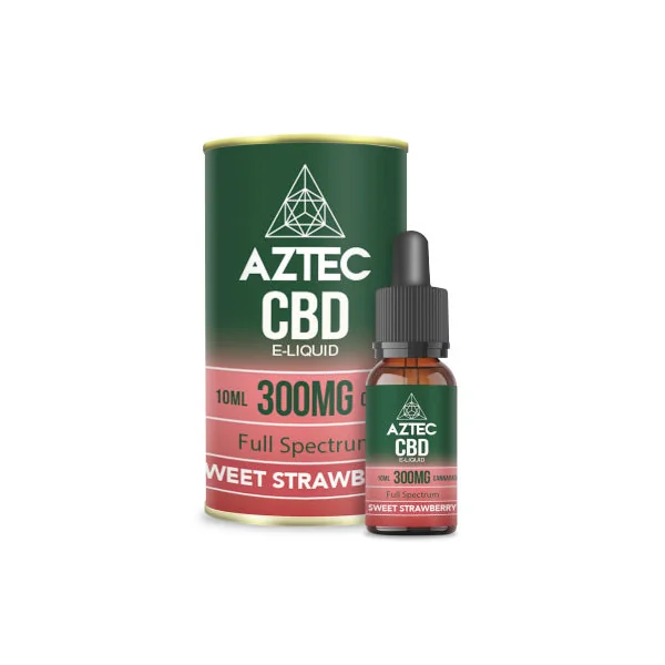 Aztec CBD - Sweet Strawberry - CBD 10ml 300mg