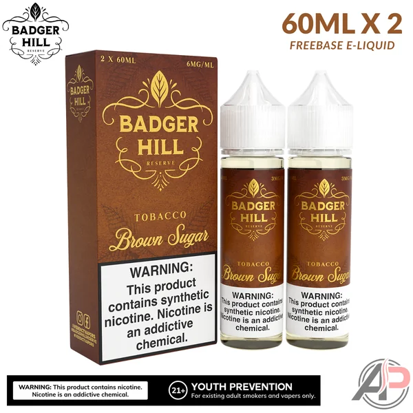 Badger Hill Reserve Brown Sugar E-Liquid 120mL