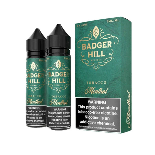 Badger Hill Reserve Menthol Tobacco 120ml E-Juice