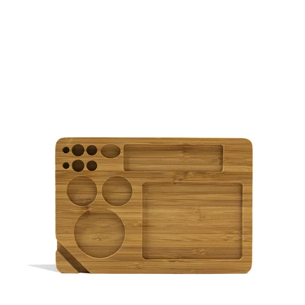 Bamboo Rolling Tray with Accessory Cutouts