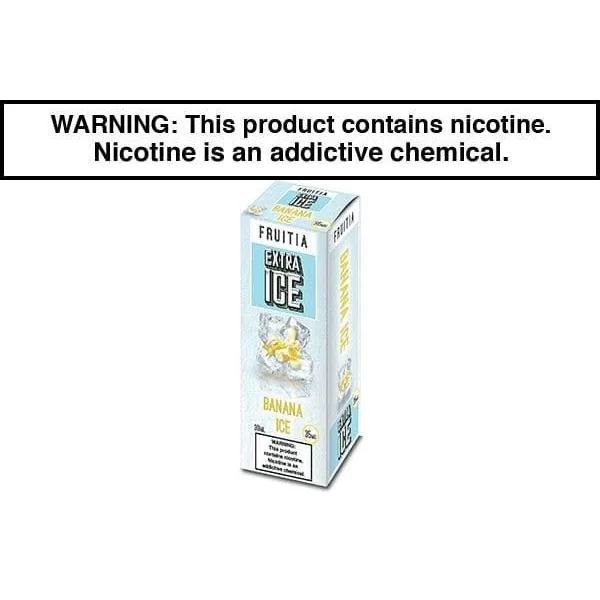 BANANA ICE BY FRUITIA EXTRA ICE SALTS 30ML