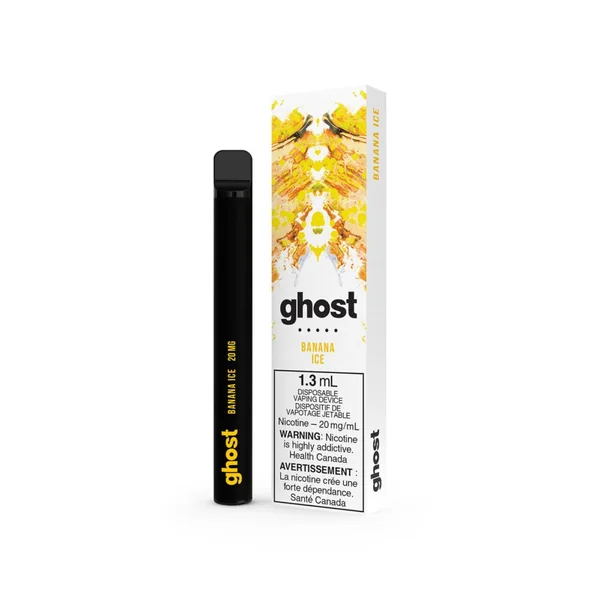 Banana Ice Ghost | Disposable Vape - VapeLoft